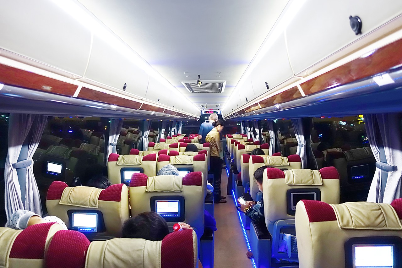 Night bus to Bagan (JJ Express)