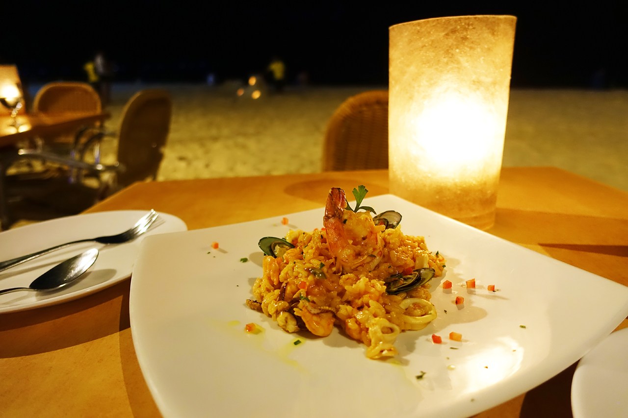 Seafood risotto