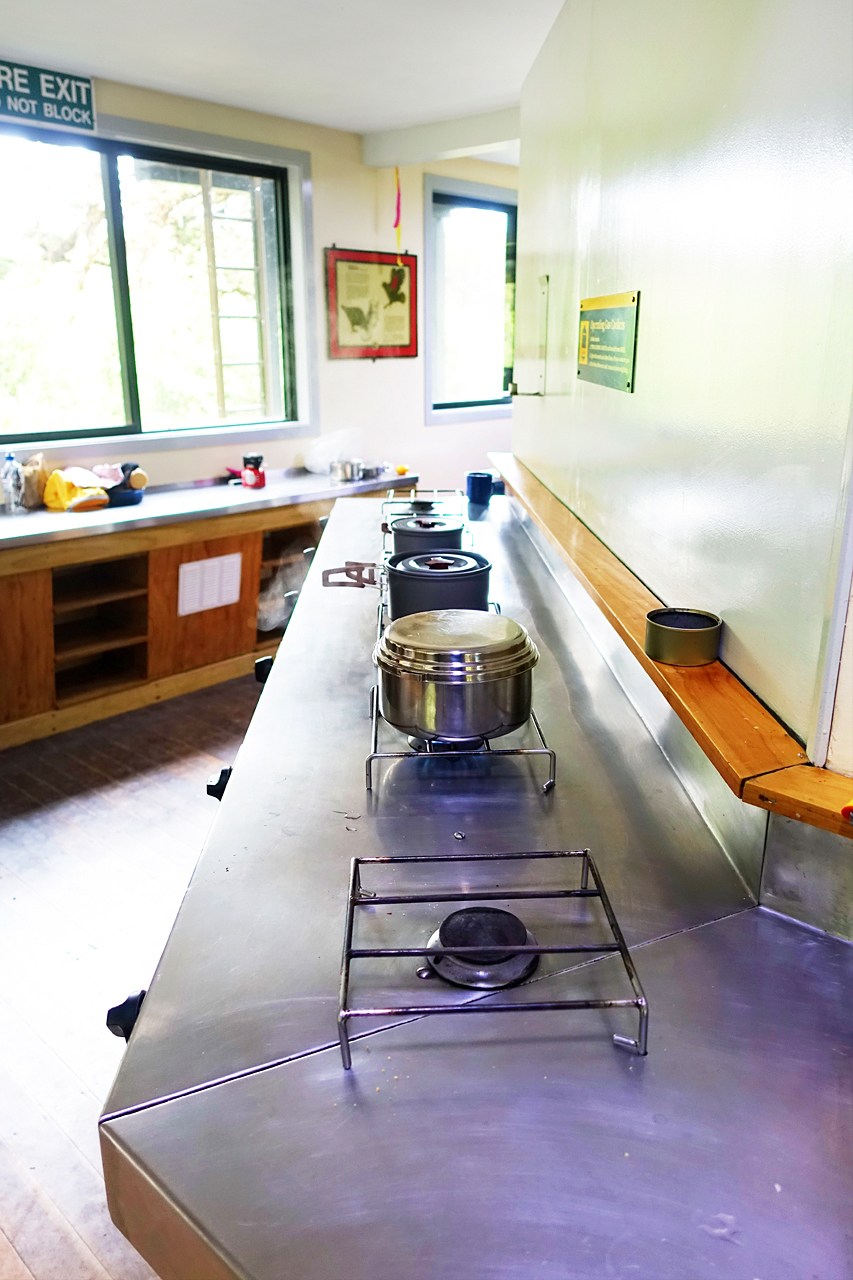 Gas stoves (Lake Mackenzie hut)