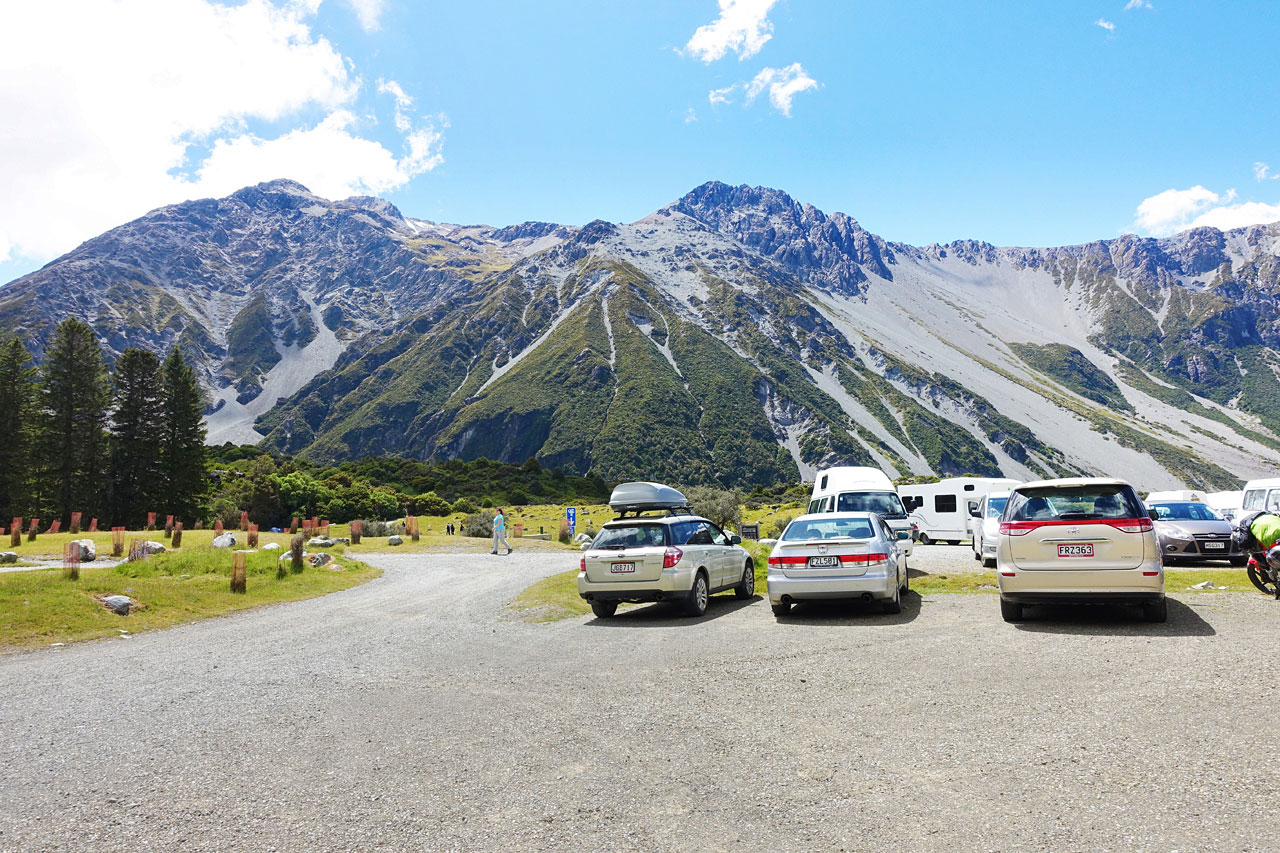 Scenic carpark!