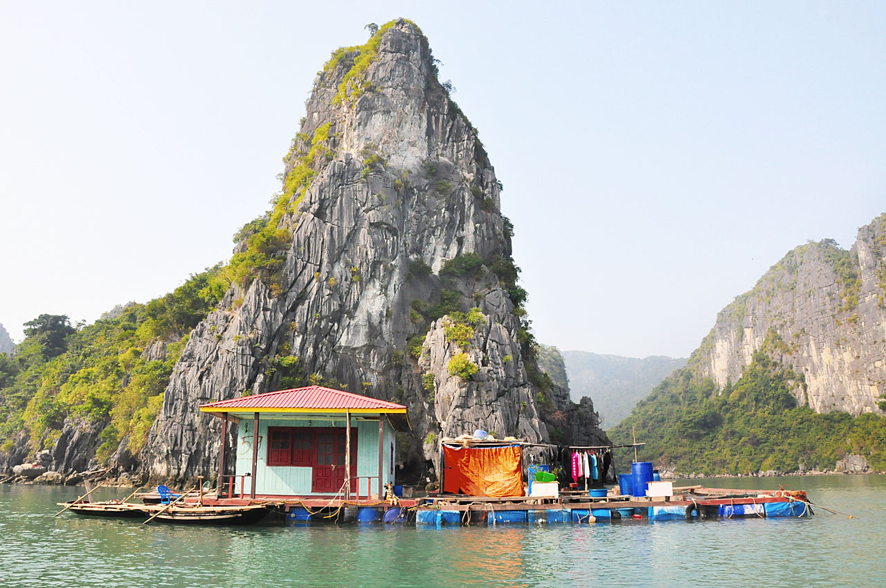 Vung Vieng Floating Village, Halong Bay