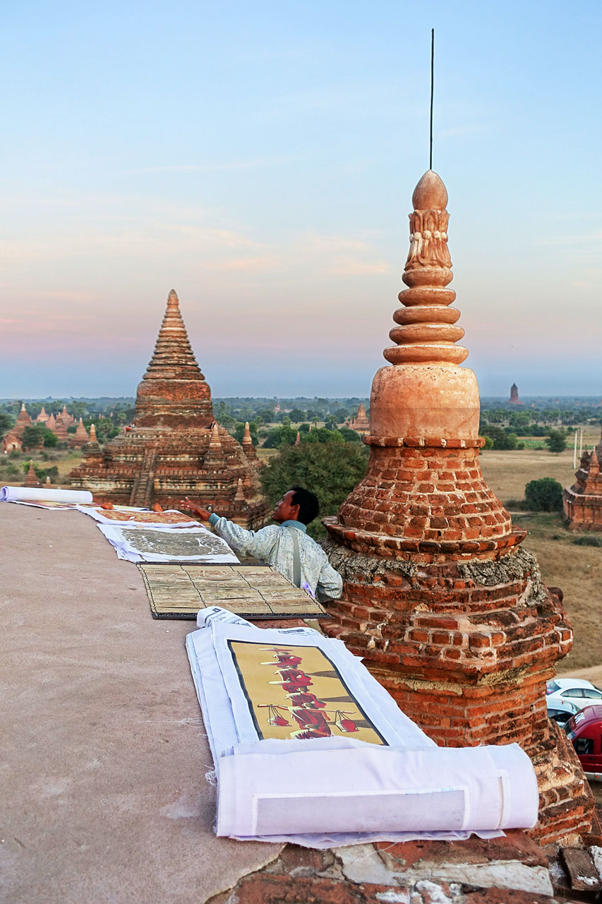 Sunset at Bulethi Temple