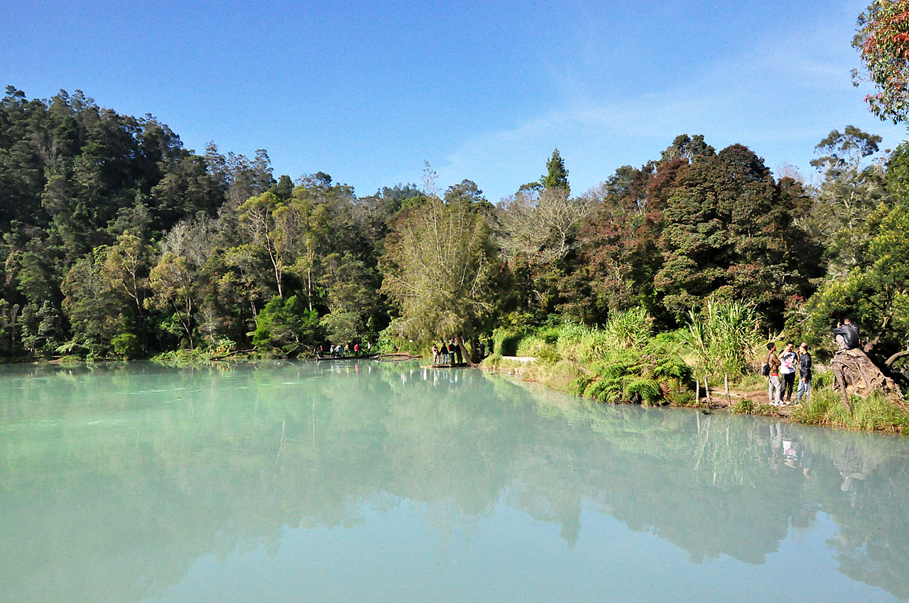 Telaga Lake, Dieng plateau