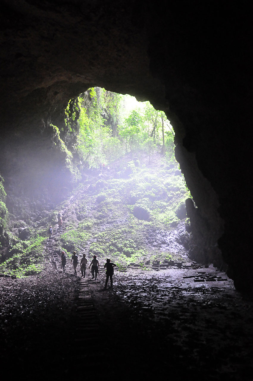 Inside Jomblang cave