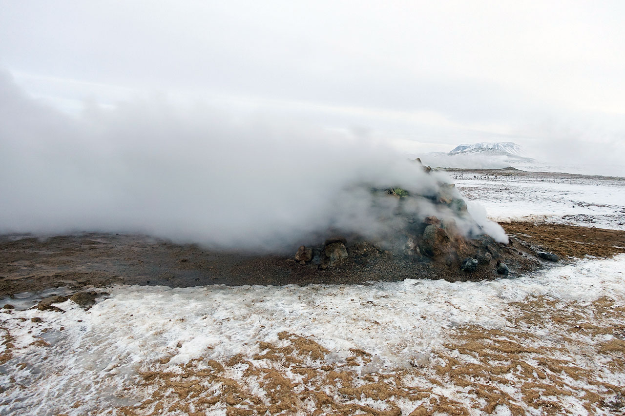 Lava field in Mývatn