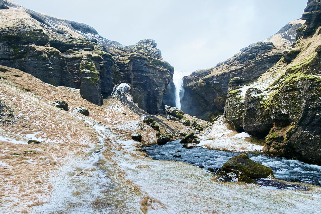 Kvernufoss Waterfall