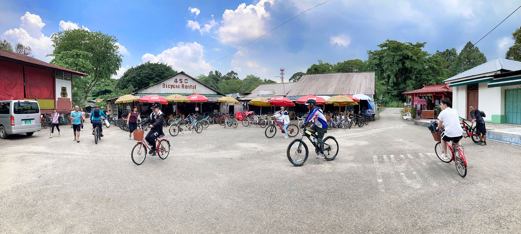 Test ride, Pulau Ubin