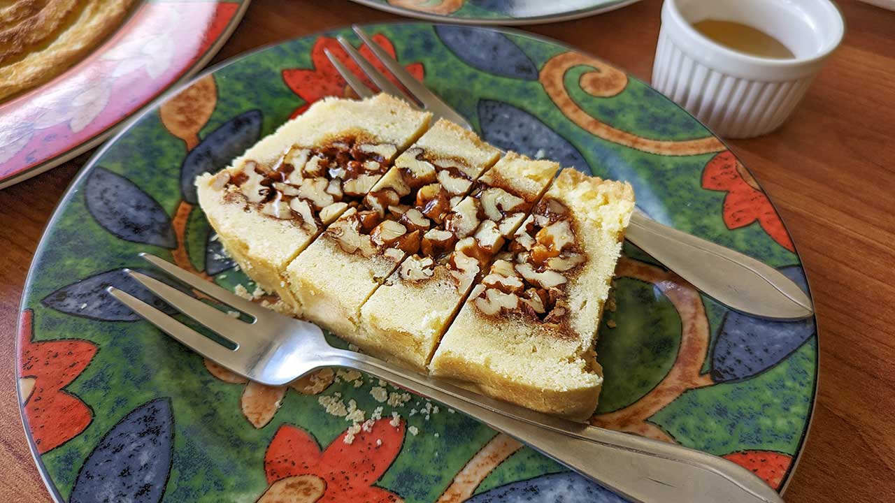 Hunza Walnut Cake at Cafe De Hunza, Karimabad