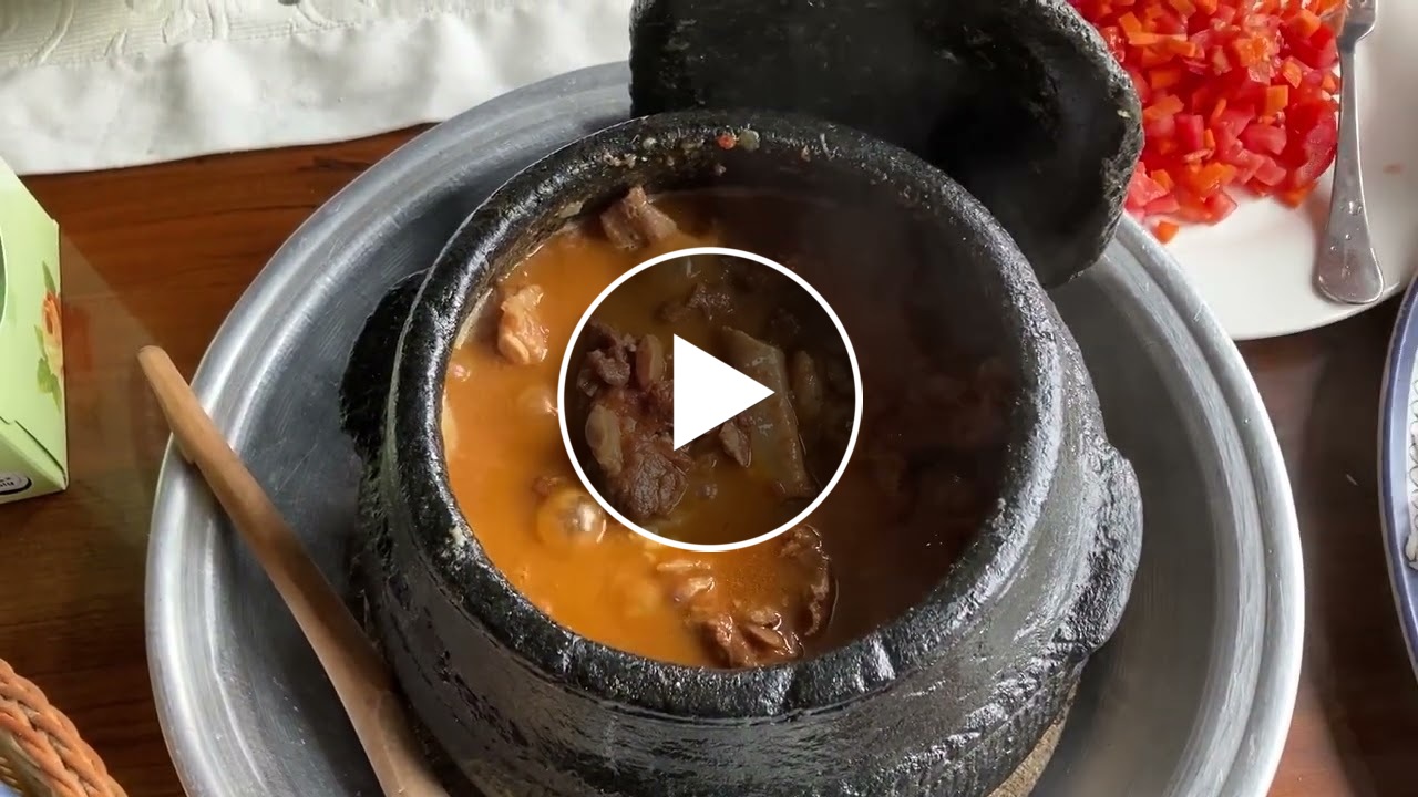 Mutton Stew in Stone Pot, Osho Thang Restaurant