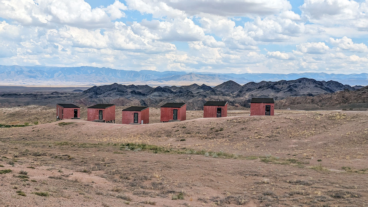 Eco-tents and cabins near the National Park visitor center