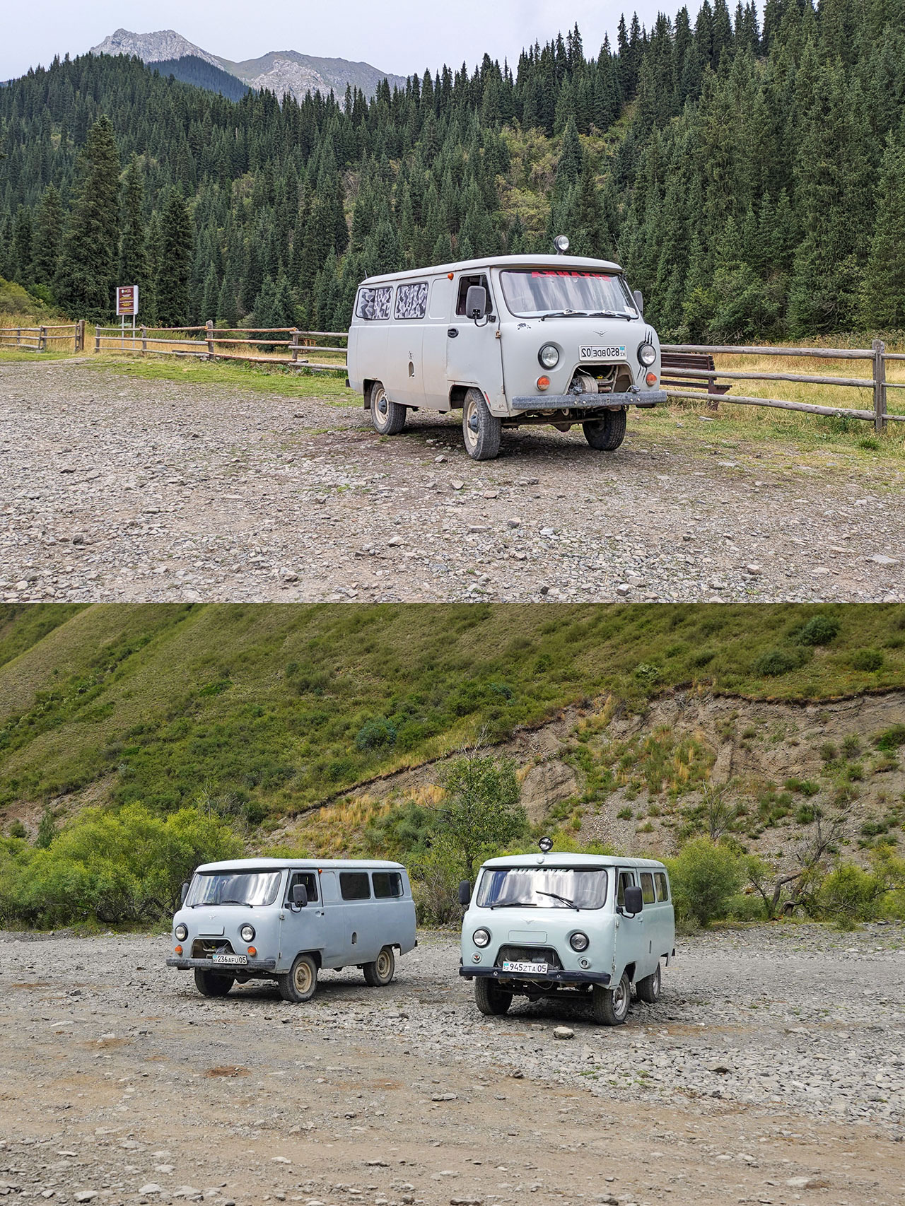 Vintage 1960s Soviet off-road van