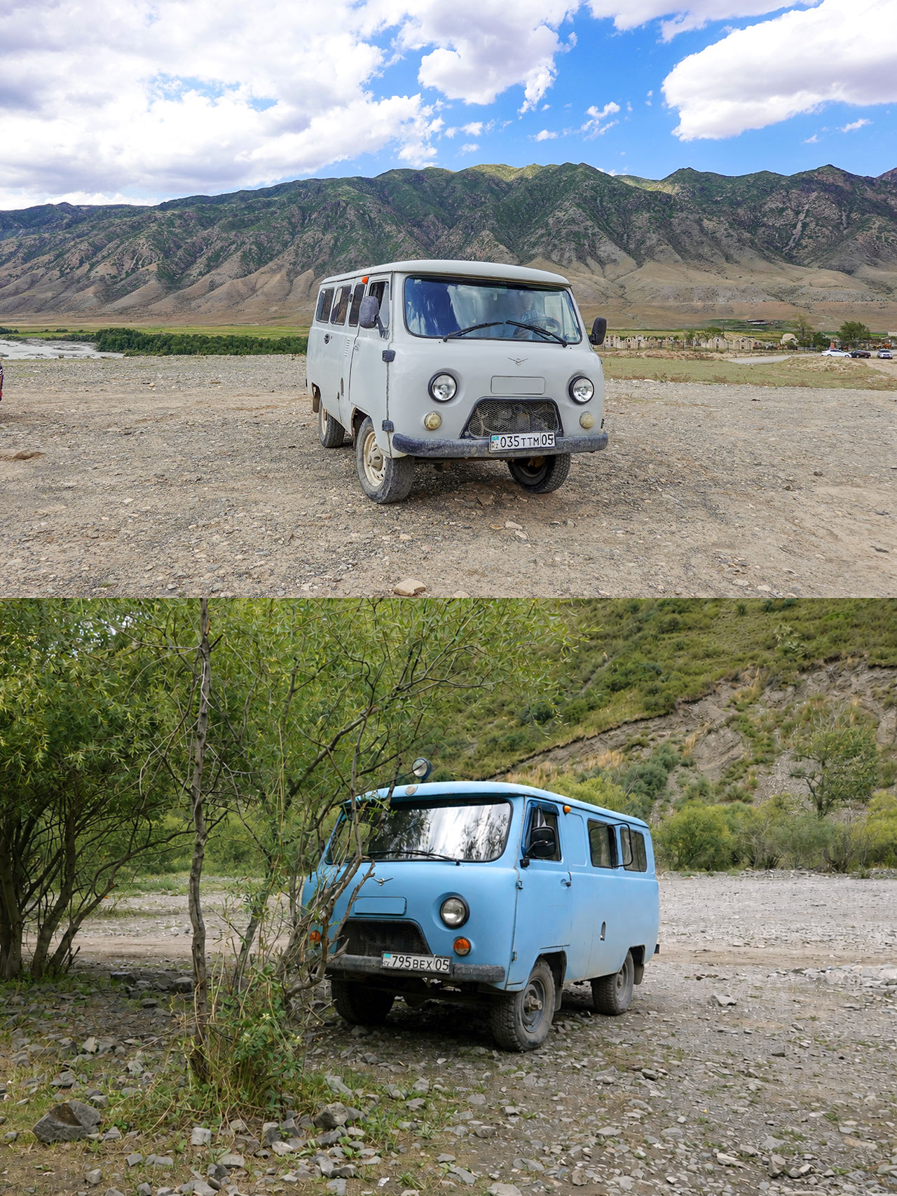 Vintage 1960s Soviet off-road van